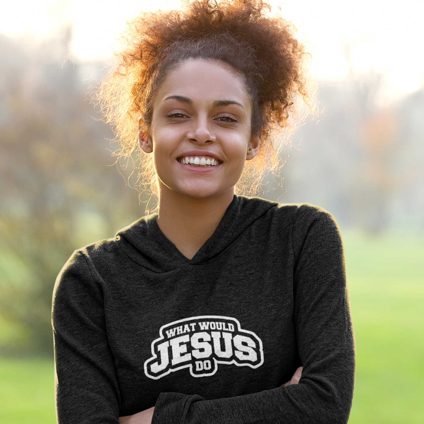 WWJD - Crop Hoodie